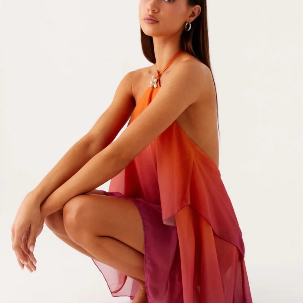 Peppermayo Twin Flame Mini Dress - Gradient Orange - Picture 5 of 6